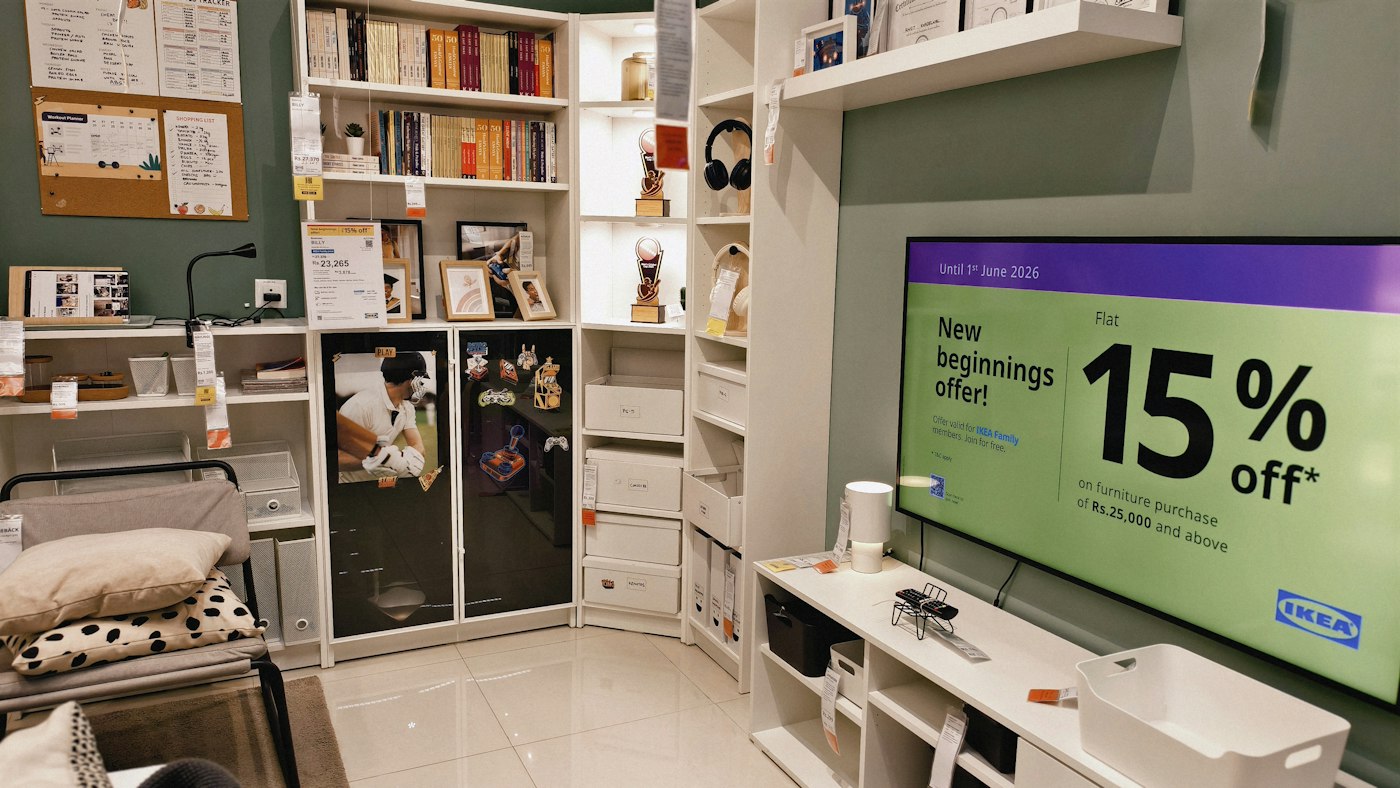 TV showroom display